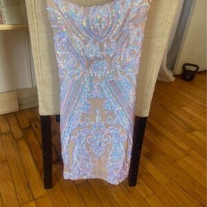 Iridescent Sequin Dress